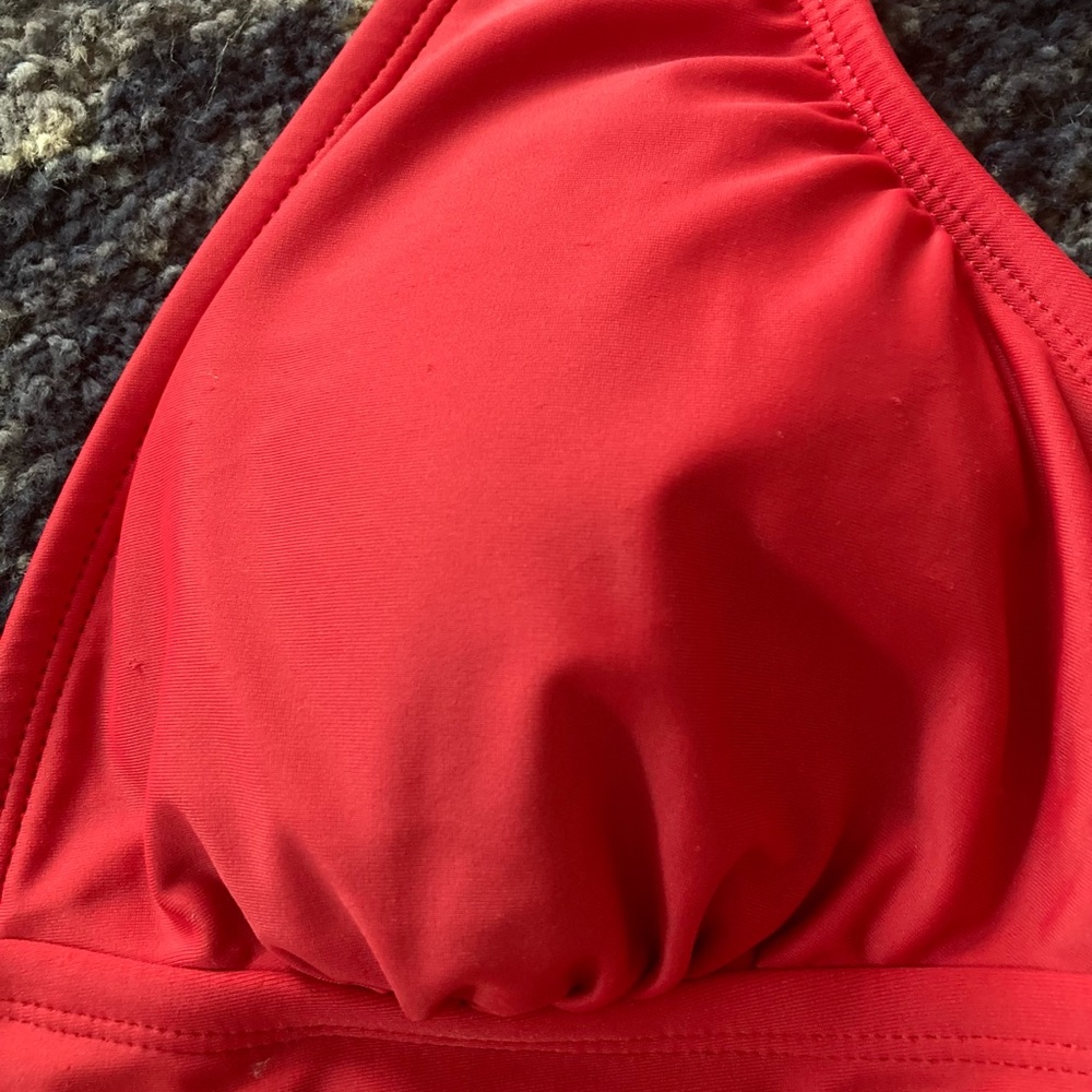 Kona Sol Ruffle Red One-Piece - Picture 5 of 8